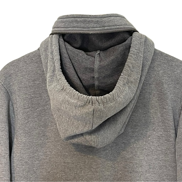 NBA Womens Chicago Bulls Mock Neck Hooded Pullover Sweatshirt Size M Pocket - Picture 6 of 11